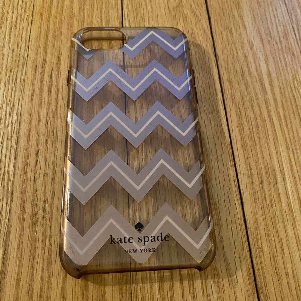 Kate Spade Rose Gold Chevron IPhone 7/8 Case
